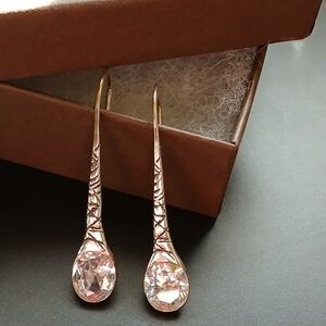 HOLIDAY PRICE CRASH✨️Silpada Falling Star W-2382 CZ earrings Sterling Silver ✨️